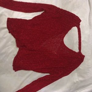 Red sweater